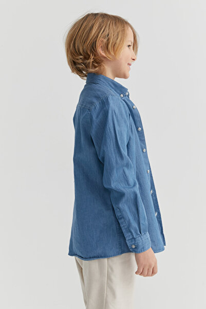 PAULMARK Πουκάμισο με μακρυμάνικο γιακά για αγόρια