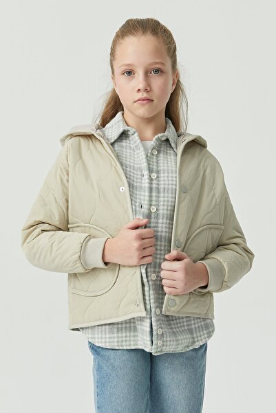 PAULMARK Girl's Quilted Short Coat