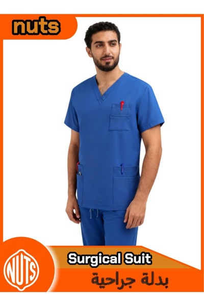 me-nimal طقم ملابس طبية للجنسين، مكون من بلوزة وبنطلون