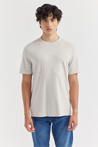 PAULMARK Men's Text Printed T-Shirt