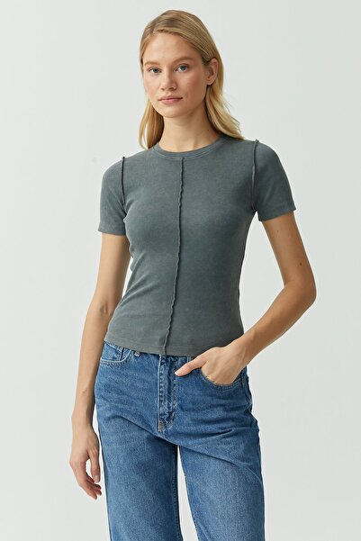 PAULMARK Women's Reverse Stitch T-Shirt