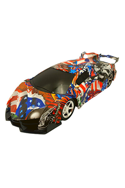 LUDIRO RC Car with 2 Remote Controls, Sensory Control by Gestures, Battery, 29x15x9 Cm, Red Blue