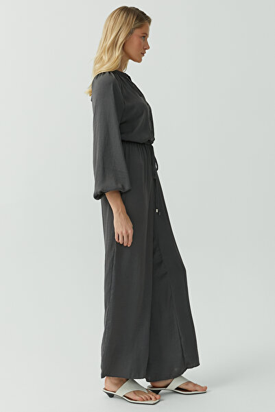 PAULMARK Γυναικεία λεπτή φόρμα σατέν εφέ