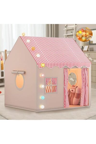 Generic خيمة لعب كبيرة للأطفال داخلية وخارجية مع أضواء LED خيمة لعب للأطفال ا...