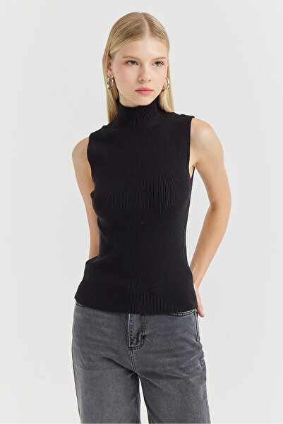 PAULMARK Γυναικεία πλεκτά με μισό ζιβάγκο