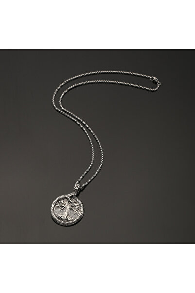 Viking Nordic Mythology Raven Tree of Life S+ Quality 316L Stainless Steel Non-Tarnish Necklace