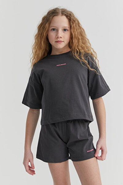 PAULMARK Girl's Basic T-shirt