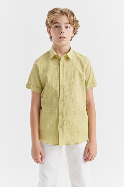 PAULMARK Cămașă texturată pentru băieți