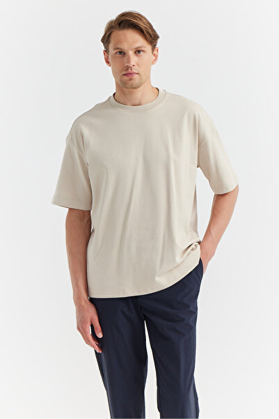 PAULMARK Men's Crew Neck Oversize T-shirt