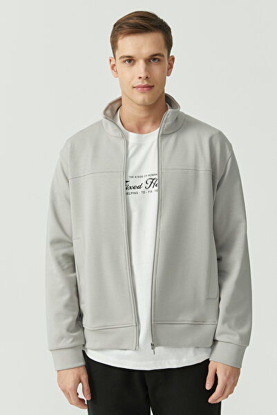 PAULMARK Λεπτό μπλουζάκι με φερμουάρ