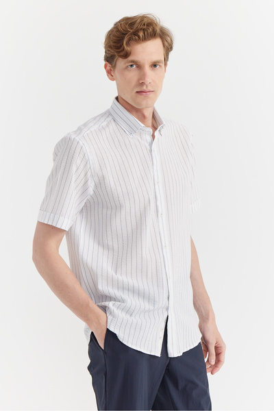 PAULMARK Ανδρικό πουκάμισο με ρίγες