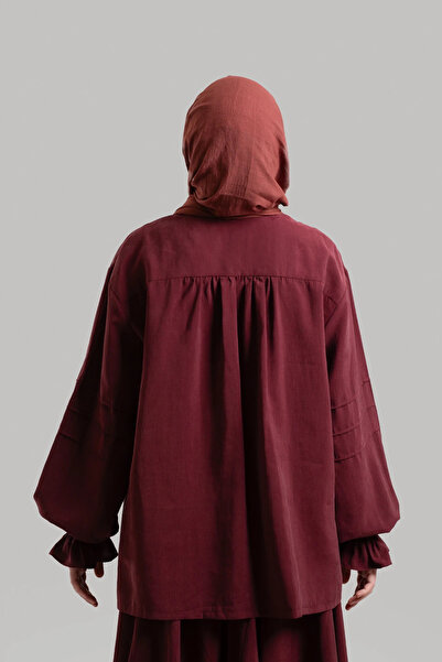 Lemaye Ribbed Tenselsoft Tunic - Burgundy