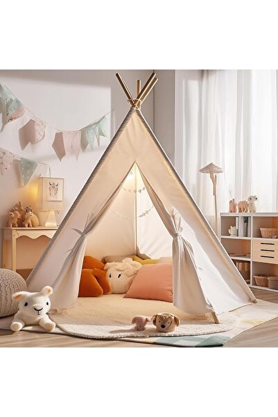 Generic خيمة تيبي للأطفال، خيام لعب للأطفال قابلة للطي للبنات والأولاد، ألعاب...