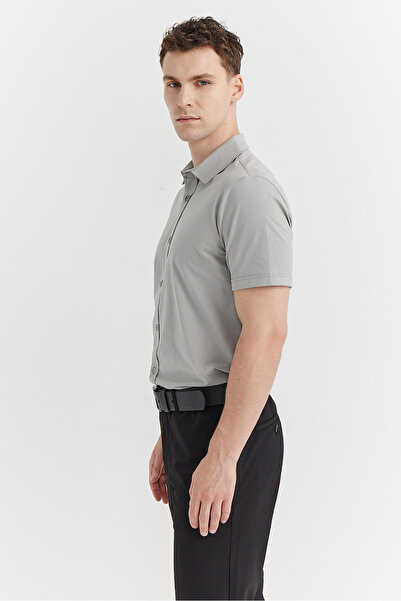 PAULMARK Ανδρικό κοντομάνικο πουκάμισο