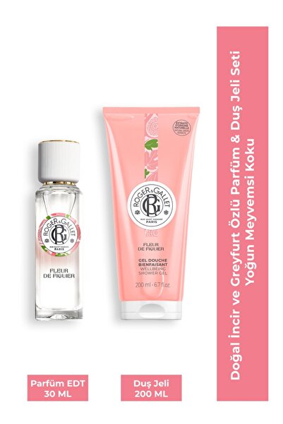 Roger&Gallet Doğal İncir ve Greyfurt Özlü Parfüm & Duş Jeli Seti - Yoğun Meyvemsi Koku