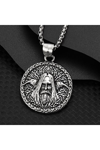 Viking Nordic Mythology Design S+ Quality 316L Stainless Tarnish Free Steel Necklace