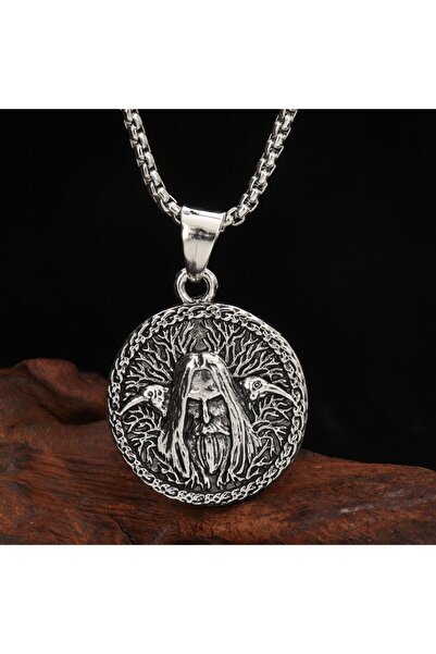 Viking Nordic Mythology Design S+ Quality 316L Stainless Tarnish Free Steel Necklace