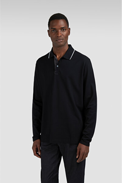 PAUL&SHARK Tricou polo bărbătesc din bumbac și lyocell țesut