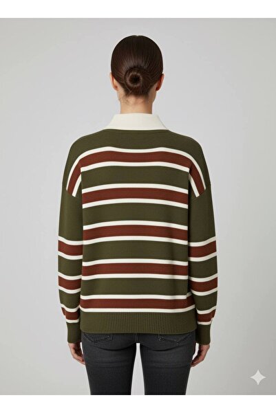 LECTUEL Polo Neck Knitwear Sweaatshirt Std