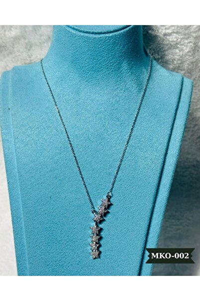 Jevellery Star Row Steel Necklace