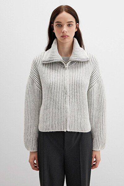 Mavi Kadın Ekru Triko Hırka 1710806-86426