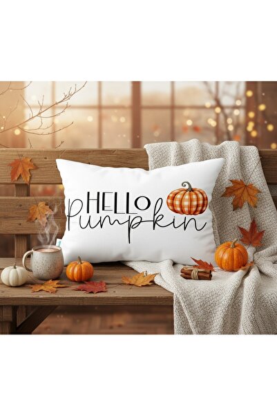 Evmila Кабачок Візерунок Осінь Оксамит Прямокутний Чохол для подушки 35x55 см...