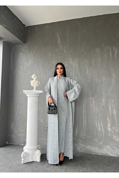 newmisal طقم فستان كارديجان نسائي من التريكو