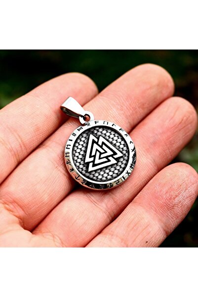 Viking Nordic Mythology Design S+ Quality 316L Stainless Tarnish Free Steel Necklace