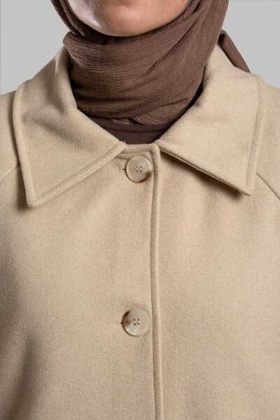 Emare Buttoned Full Length Cashmere Coat