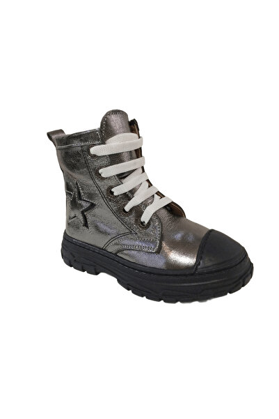 OrtopedikAL 1001 Ridente Platinum Star Booties Girls' Boots 100% Leather Laced and Zippered