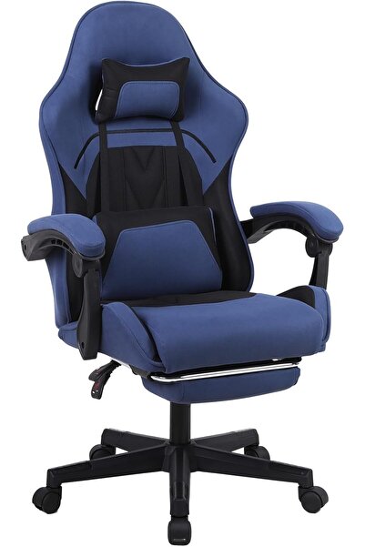 Gogoya كرسي ألعاب مع دواسات قدم، دعم قطني قابل للتعديل، دوران 360 درجة، مسند ...