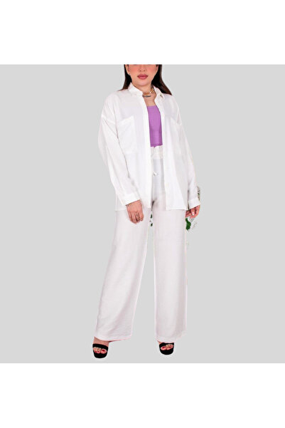 MQ Women's casual two-piece set: shirt and pants