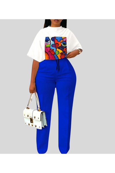 MQ طقم سويت بانتس و توب