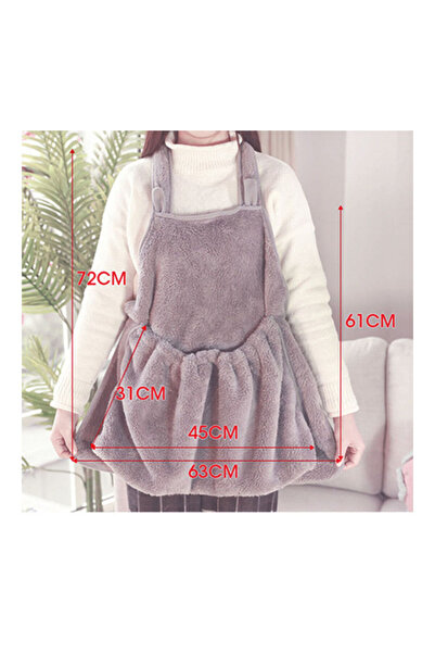 DOMEET Cat Apron Carrier | Arctic Fleece Pet Carrier Apron Cozy Cat Sling,Adjustable Size Shoulder Front Pe