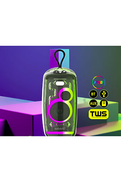 Salpido Party Waves 609 Portable Bluetooth Speaker – 20W Wireless Speaker with 5H Playtime, IPX5