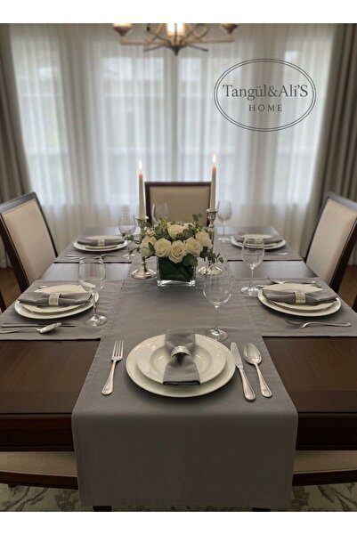 Tangül&Ali'S Moda Evi 11 Parça Gri Runner Takımı (KUTULU GÖNDERİM)