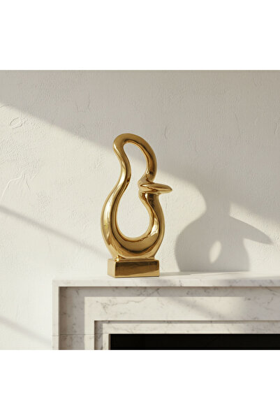 Generic كاسا تيتاني، حجم كبير، زينة سيراميك فاخرة - 49×14×25 سم