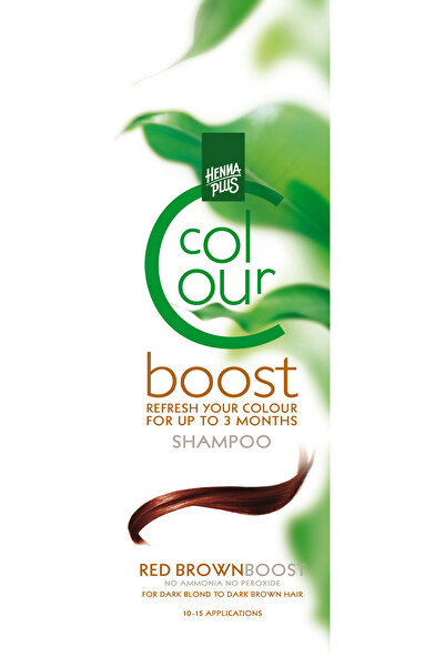 Hennaplus Sampon colorant, Colour Boost Red Brown, Hennaplus, 200 ml