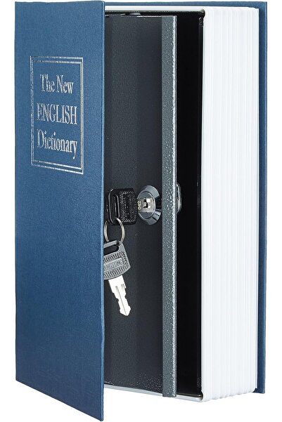 Amazon basics Book Safe, Key Lock, Blue