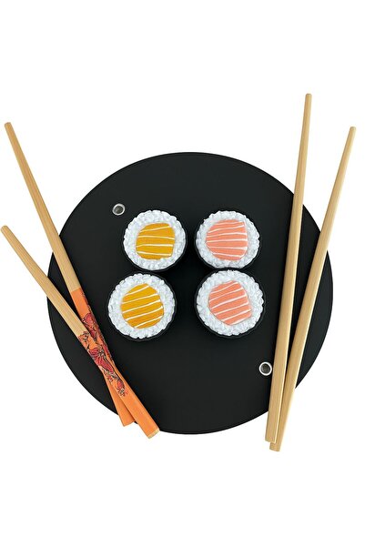 Asya Gerçek Sushi Görünümlü Chopstick Tutma Aparatı Chopstick Öğrenme Aparatı