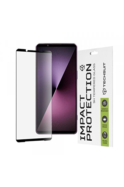 Sony Techsuit Screen Protector for Xperia 1 VII, Tempered Glass, Full Glue, 1...