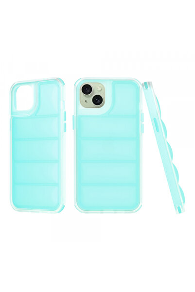 Apple Husa pentru iPhone 15 Plus, Techsuit, Wave Shield, Turcoaz