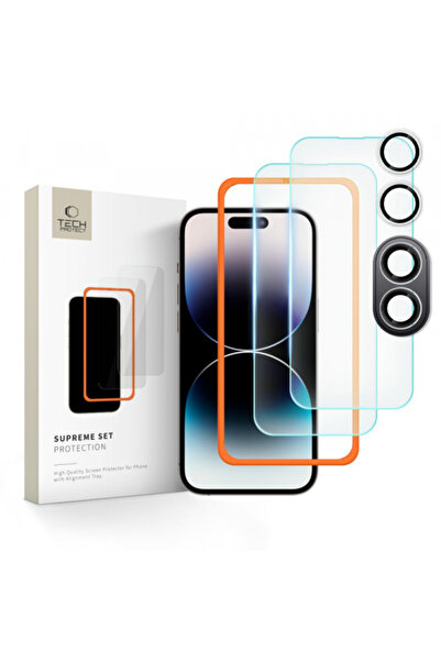 Apple Folie de protectie Ecran si Camera Spate Tech-Protect Supreme pentru iP...