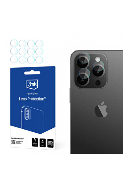 Apple 3MK Protection Rear Camera Screen Protector for iPhone 15 Pro Max, Flex...