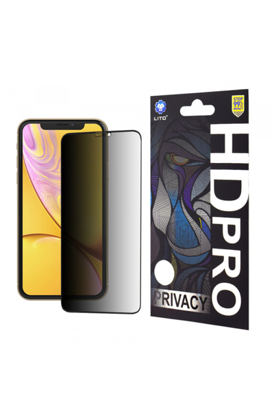 Apple Privacy Lito HD Pro Screen Protector for iPhone 11 / XR, Tempered Glass...