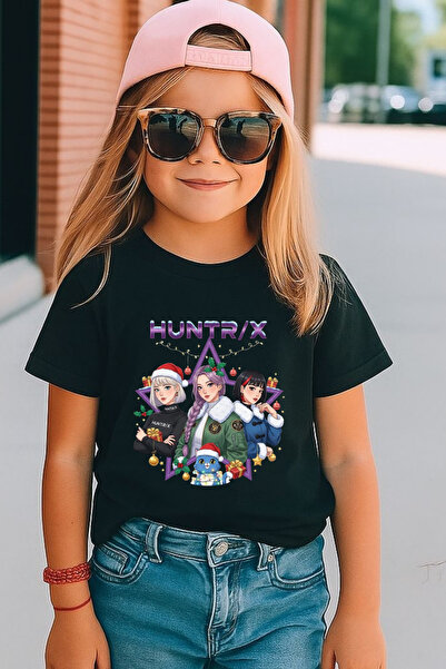 lovver تي شيرت للأطفال من هونتريكس بتصميم عيد الميلاد، مصنوع من القطن بنسبة 1...