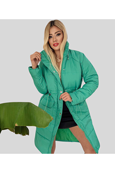 MQ Women's mid-length puffer winter jacket