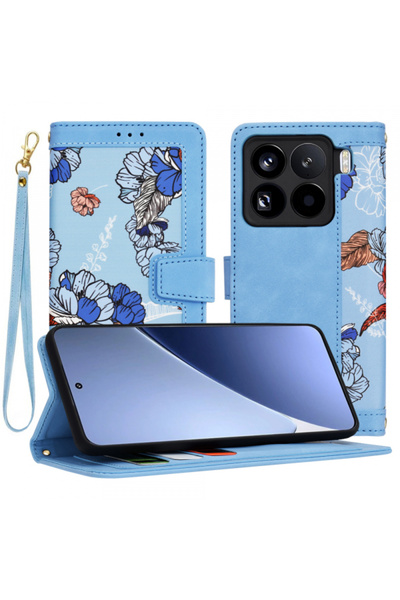 Xiaomi Husa pentru 15 Pro, Techsuit, FlipCraft, Bleu
