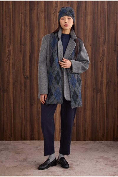 HEQA Blazer Coat Anthracite