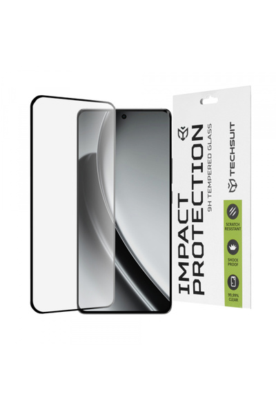 realme Techsuit Screen Protector for GT 6T / GT 6, Tempered Glass, Full Glue,...